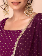WINE PURPLE LEHENGA CHOLI