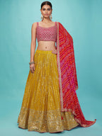 SUNFLOWER YELLOW LEHENGA CHOLI