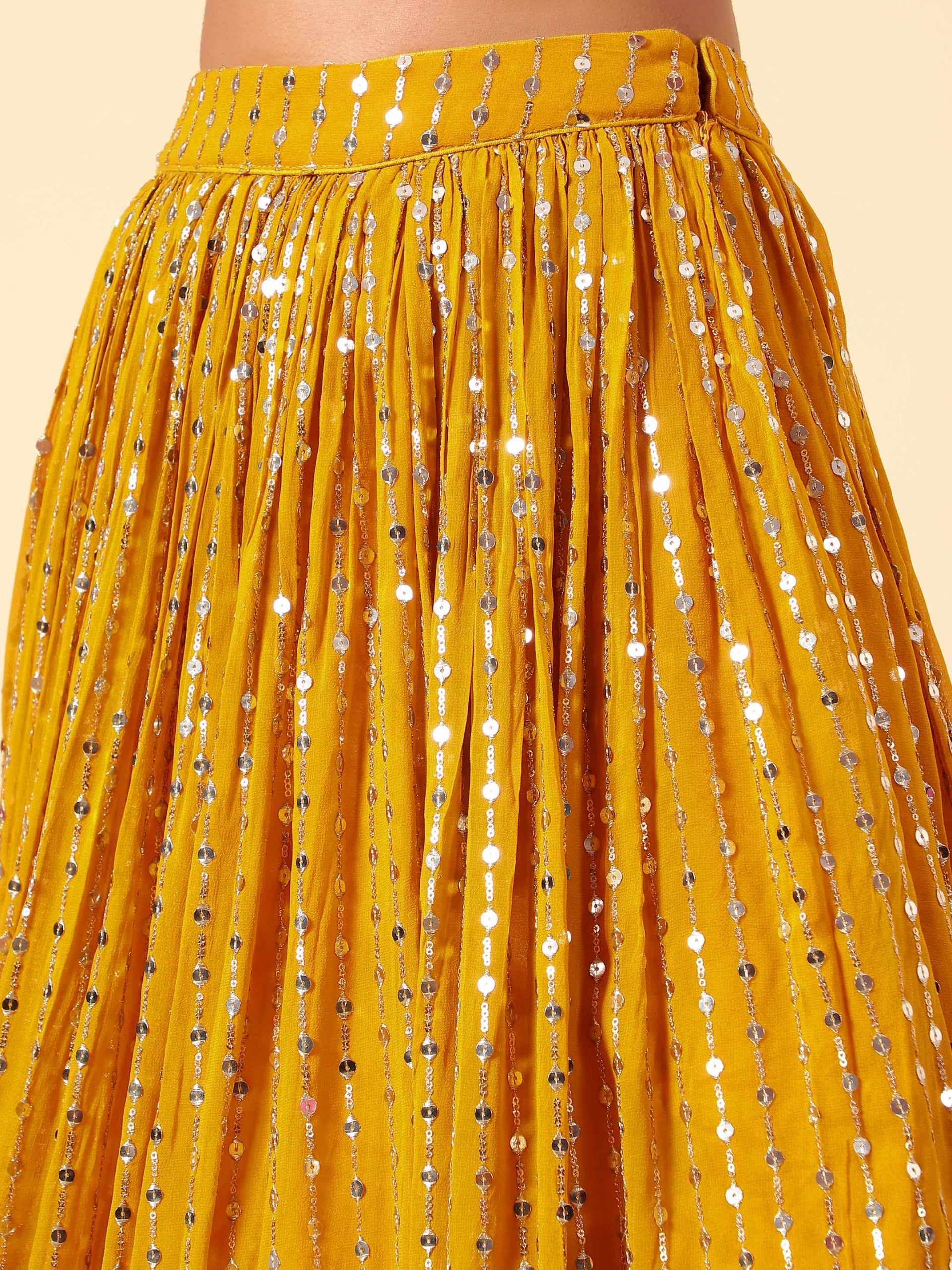 SUNFLOWER YELLOW LEHENGA CHOLI