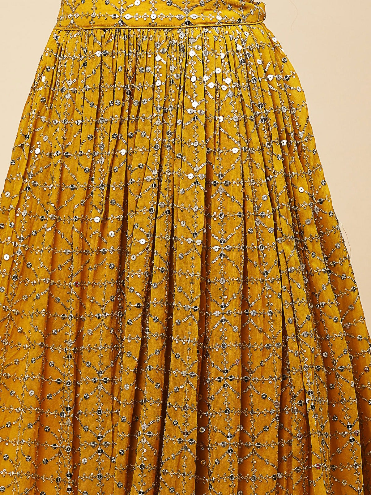 MUSTARD YELLOW LEHENGA CHOLI