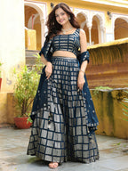 NAVY BLUE LEHENGA CHOLI