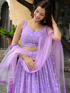 LAVENDER LEHENGA CHOLI