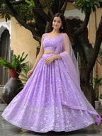 LAVENDER LEHENGA CHOLI