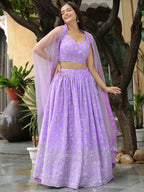 LAVENDER LEHENGA CHOLI
