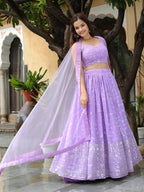 LAVENDER LEHENGA CHOLI