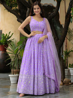 LAVENDER LEHENGA CHOLI