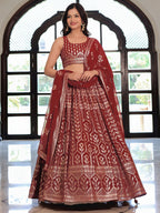 MAROON LEHENGA CHOLI
