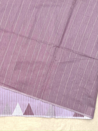 lavender Premium Soft Mulmul Cotton Saree