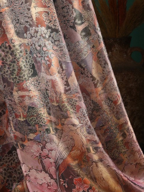 cappuccino Abstract Organza Saree