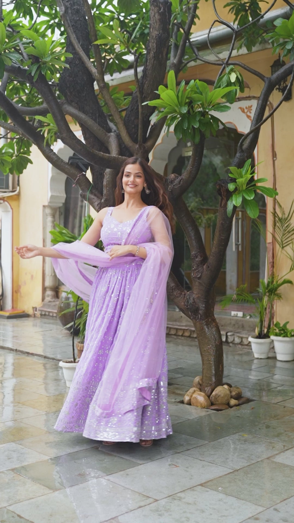LAVENDER LEHENGA CHOLI