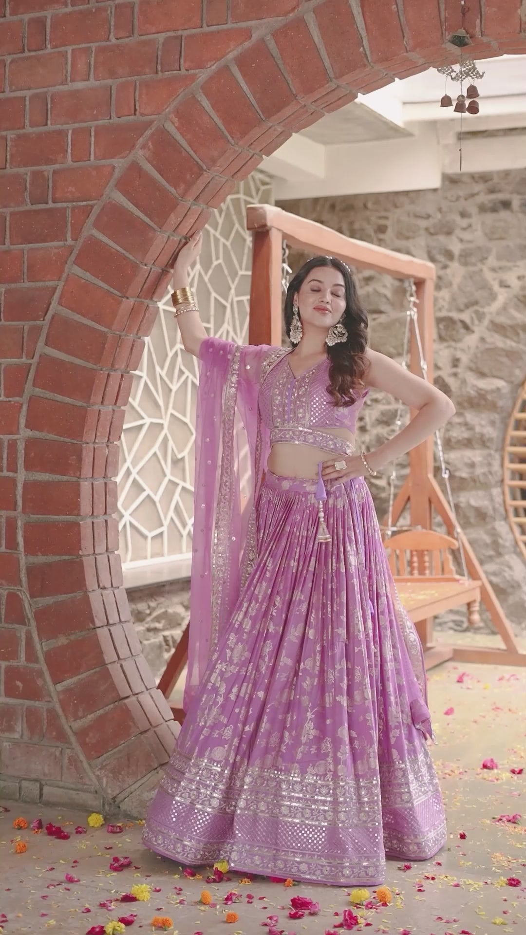 LAVENDER LEHENGA CHOLI