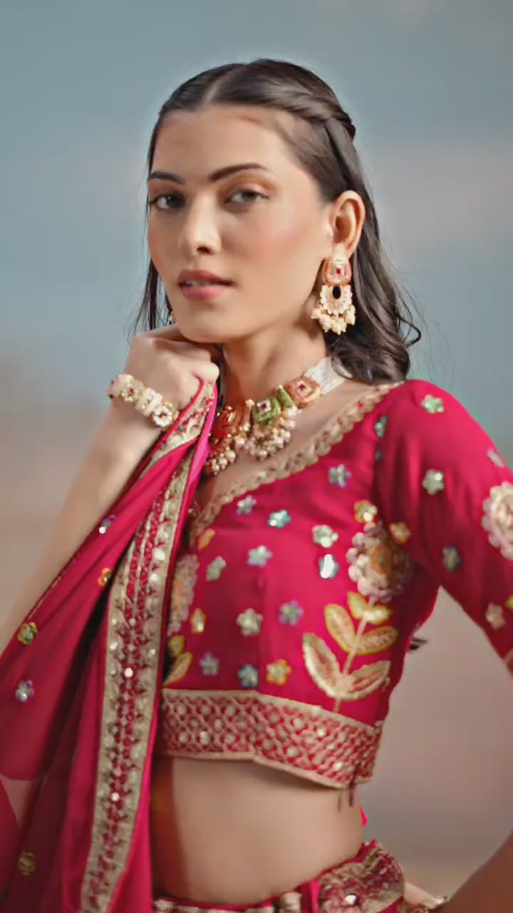 ROYAL PINK WEDDING LEHENGA