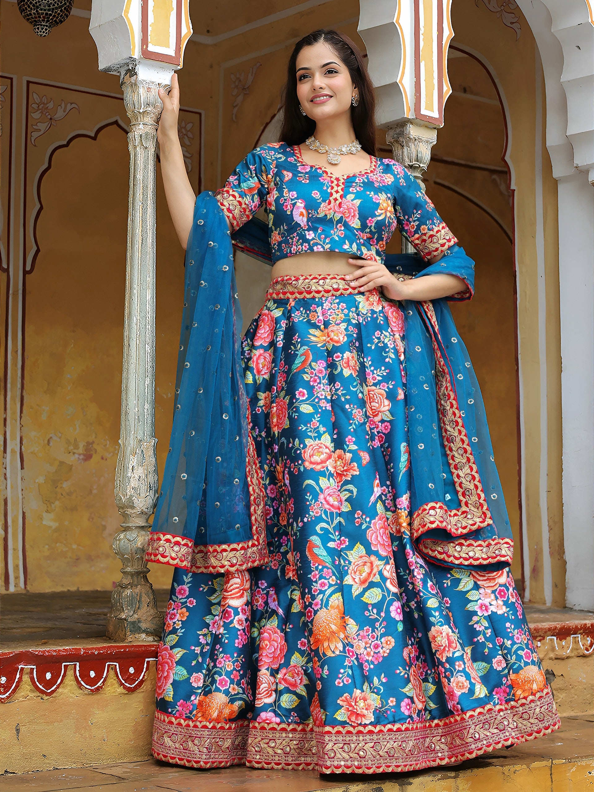 BLUE LEHENGA