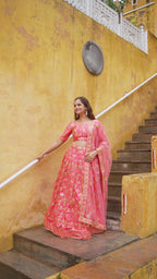 PEACH LEHENGA