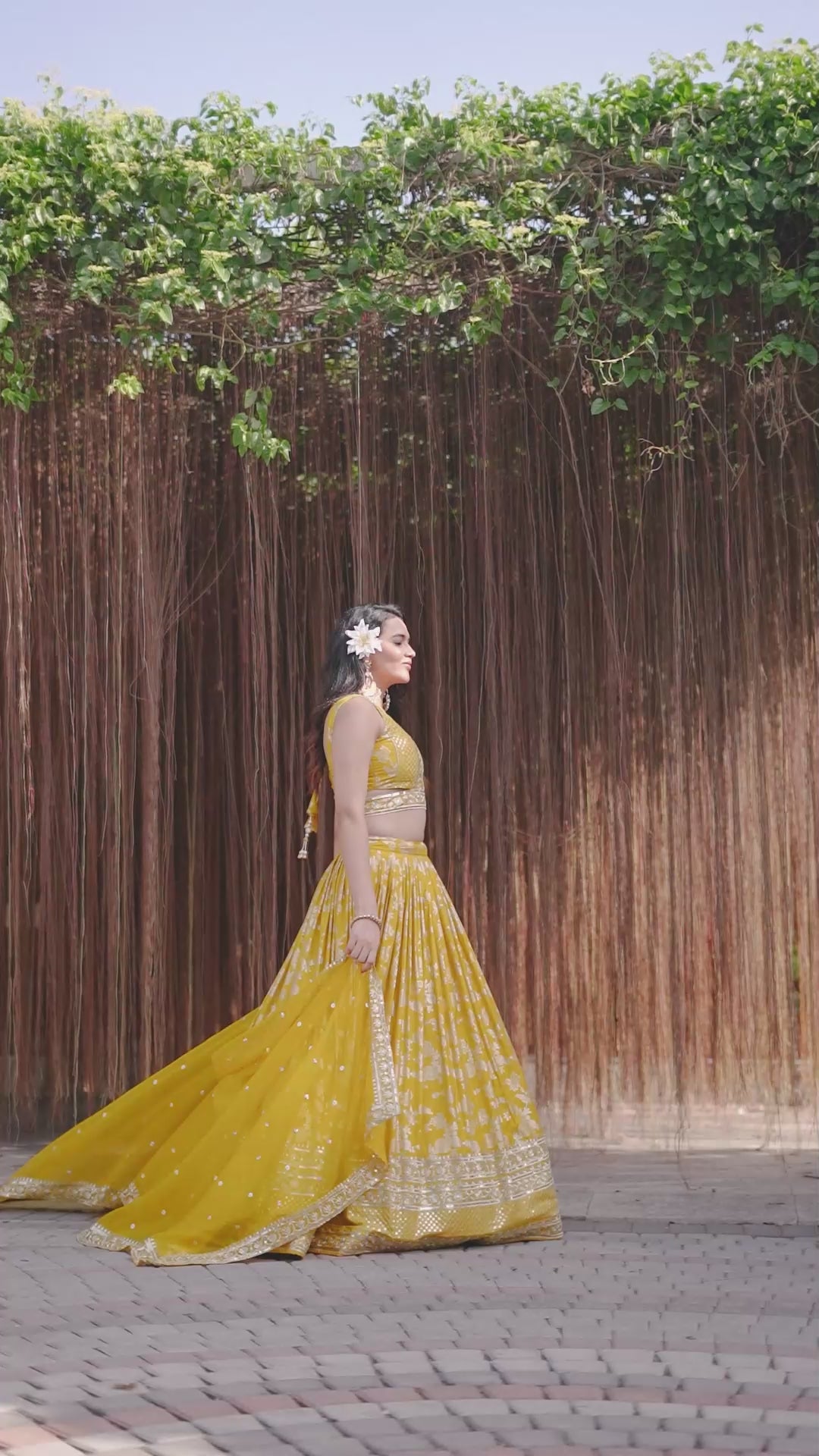 TUSCANY YELLOW LEHENGA CHOLI
