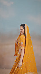 MUSTARD YELLOW LEHENGA CHOLI