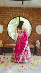 RANI PINK LEHENGA CHOLI