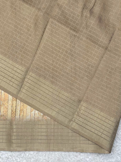 Royal Yellow Premium Tussar Silk Saree