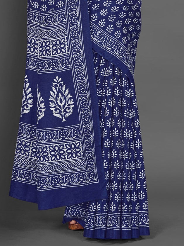 Sky Blue Dola Silk Saree